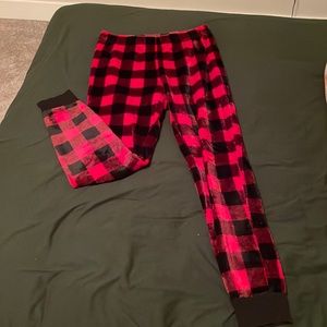 plaid pajama pants